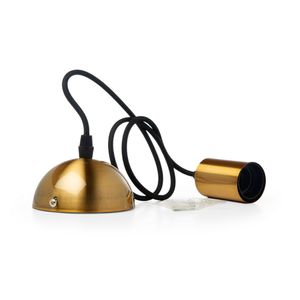 Lum. Colgante Metal E27 60W Bronce