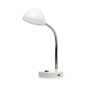 Lum. de Escritorio LED 3.5W 4000K Blan. c/USB