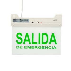 Cartel de salida Emergencia