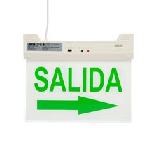 Cartel de salida Derecha