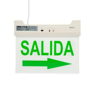 Cartel de salida Derecha