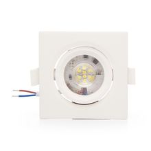 Empotrable LED Cuad. Orient. 6W LD x 10 U.