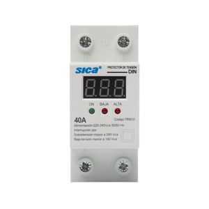 Protector de tensión DIN digital 40A