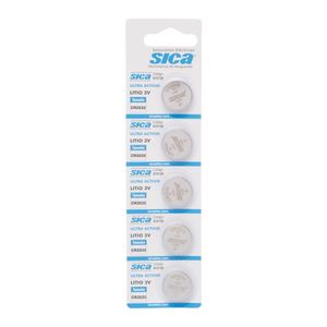 Blíster x5 Pila Botón Litio CR2032 x 10 U.