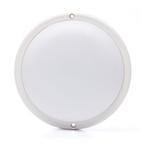 Tortuga LED Redonda Blanca 15W luz día x 5 U.