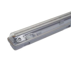 Listón estanco policarbonato para tubo LED 1x9W