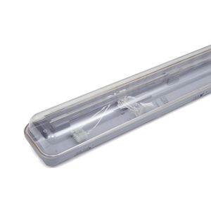 Listón estanco policarbonato para tubo LED 2x18W