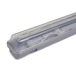 Listón estanco policarbonato para tubo LED 1x24W